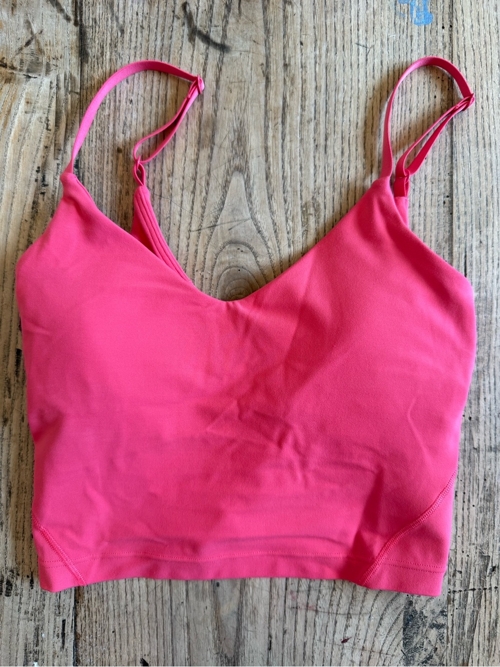 Lululemon Align Cropped Cami Tank Top - Pink - Size 0